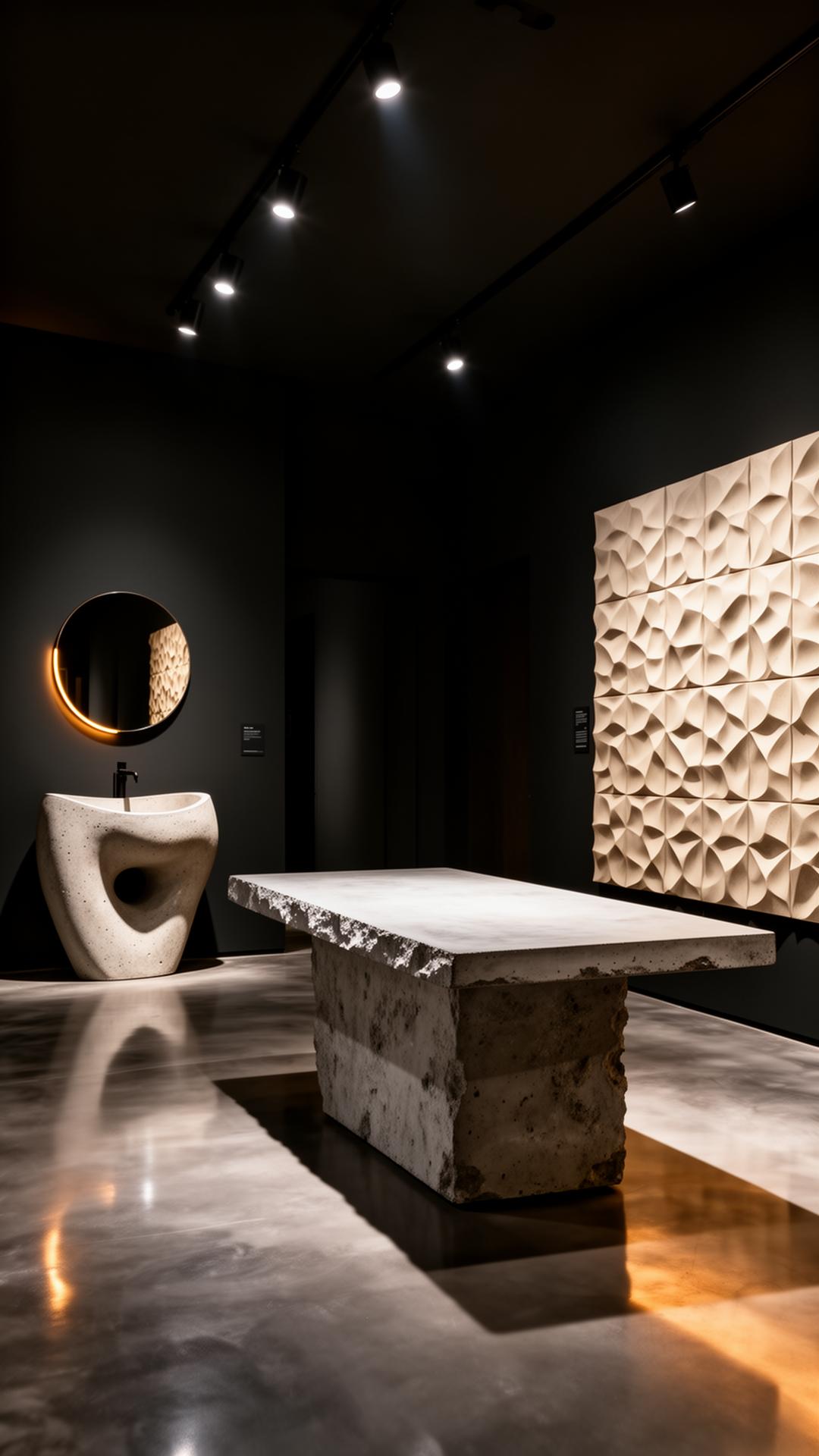 Showroom Casa di Cimento — peças premium