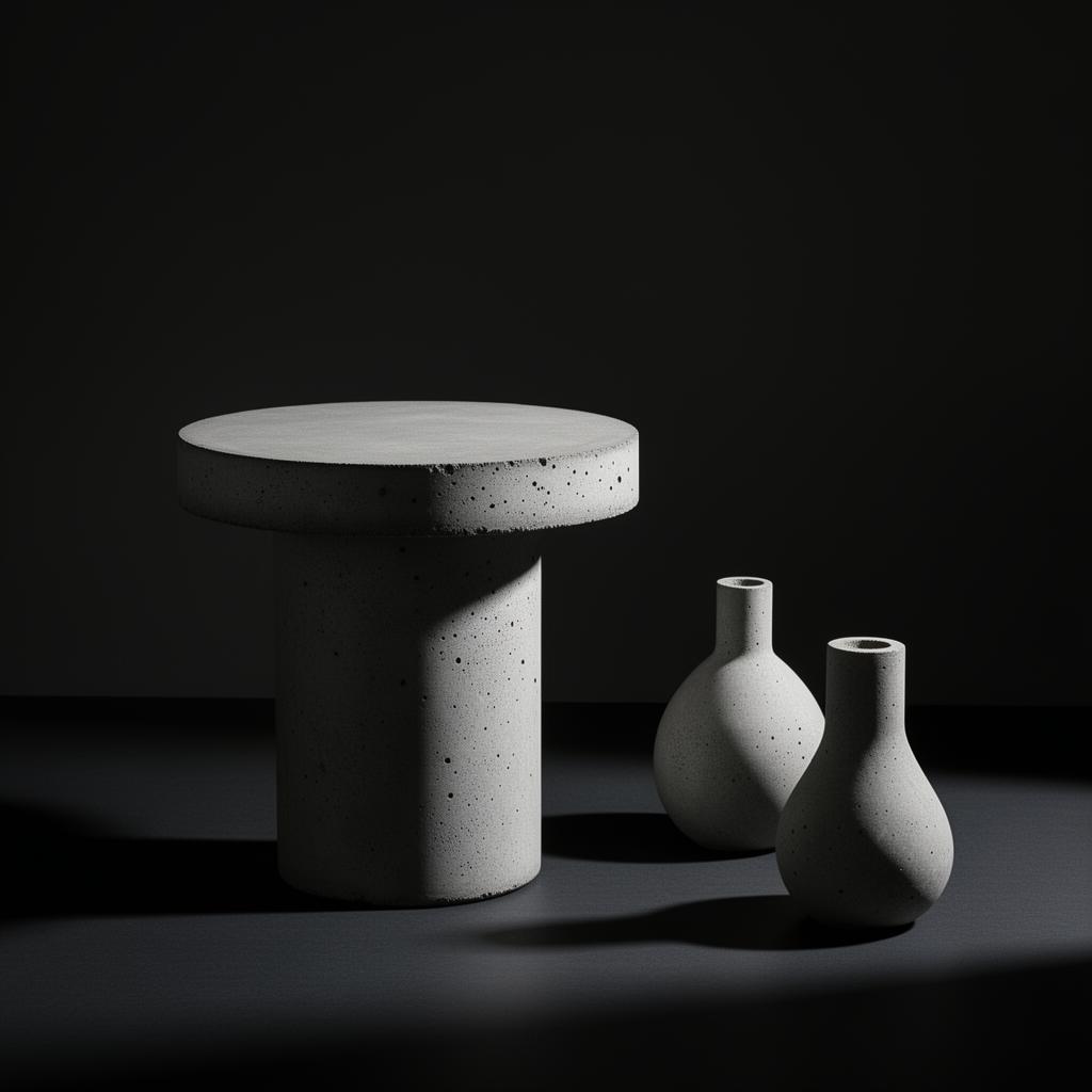 Mesa lateral & vasos